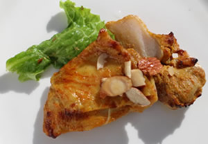 秋川牧園鶏肉のタンドリーチキン