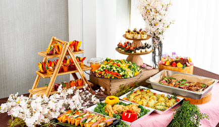 ★季節限定!!ケータリング春の桜コース<br />(フリードリンク付き)<br />※2月14日~5月17日までお届け